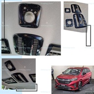 Perodua alza new 2022 carbon fiber reading light frame garnish accessories alza baru aksesori