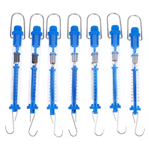 【LM】1Pcs Practical Newton Gram Dynamometer Spring Scale Balance Tubular Dynamometer 1N/ 2.5N/5N/10N/