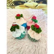 Crochet Cupcakes DoorGift/Kait Sarung Telur/Goodies/Bunga Telur