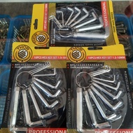 Allen tools set, THOR Hex set 1.5mm-10mm Allen key set