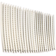 Guitar Fret Wire, 24pcs 2.7mm Stainless Steel Chrome Color Guitar Fret, 250HV Guitar Fret Wire Set f