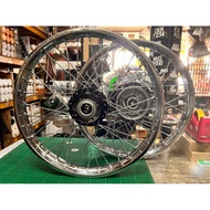 UNION CYCLE Y110 SS2 Y110SS Y110SS RIM LIDI COMPLETE SET 1.6 / 18 FRONT + REAR SIAP SENTAR BALANCING