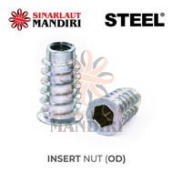 Pineapple Nut / Insert Nut OD M 8 x 18