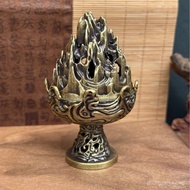 Household Small Incense Burner Retro Cone Incense Copper Alloy Seal Incense Burner Boshan Incense Bu