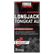 Force Factor Longjack Tongkat Ali, 30 Capsules