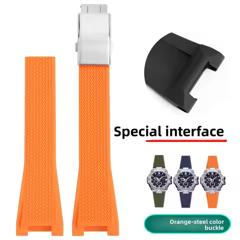 GST-B100 Resin Strap For Casio G-SHOCK GST B100 GST-120 400G 110 S130 GST-W300 Men Waterproof Silico
