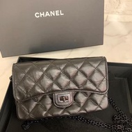 *已售出*Chanel 2.55 Wallet On Chain😍🔥2.55 Woc So Black 黑色黑鏈