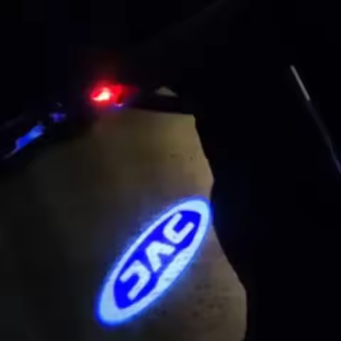 2PCS LED Car Door Badge Projector Courtesy Logo Welcome Lamp For JAC S3 S5 A30 A13 T6 T8 M4 M2 Car G