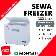 RENTAL (4 - 7 Hari) Freezer Box 300 Liter RSA CF 310 GEA Sharp