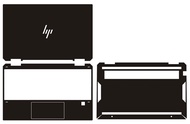 Laptop Carbon Skin Sticker Cover For HP spectre X360 13 -