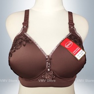 Bra Jumbo Cup C Misslily ML 1099 Tanpa Kawat Kait 3 Motif Lace Brukat