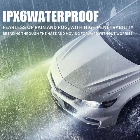 2pcs H1 H3 LED Car Fog Light Canbus Fog Lamps Auto Daytime Running Light Convex Len 10SMD 3030 Chip