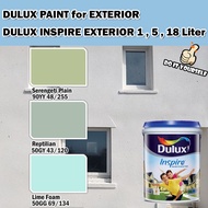 ICI DULUX INSPIRE EXTERIOR PAINT COLLECTION 18 Liter Serengeti Plain / Reptilian / Lime Foam