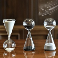 [Toronto2]  15 Minutes Creative Asymmetric Glass Hourglass Time Timer Home Ornaments Sandglass Kitch