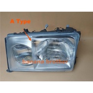 FOR Mercedes-Benz W124 E200 E220 E280 1994-1996 Front Headlight Head Lamp Lampu Depan ไฟหน้า​ /เลนส์