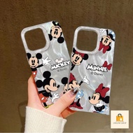 RCI25 RCI26 Minnie Mickey mouse Silver Hologram Aesthetic Silver Type Redmi A5 13 6A 9A 9C 10A 10C 1
