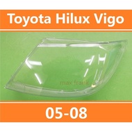 Toyota HILUX VIGO KUN25 2005-2008 เลนส์ไฟหน้า ฝาครอบไฟหน้า ไฟหน้ารถยนต์ ไฟหน้าสําหรับ ฝาครอบไฟหน้าตร