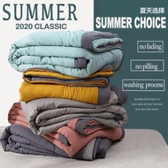 COTTON BLANKET QUILT SOFT COMFORTER KING SIZES 200*220cm WASHABLED COTTON QUILT SELIMUT SINGLE SIZE 