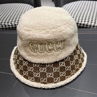 GUCCI秋冬款毛絨漁夫帽