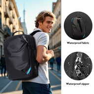 TANGCORLE 45L Vacuum Compression Backpack with Portable Suction Pump Waterproof Carry-On Travel Bag 