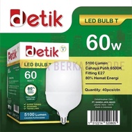 60W LED SECONDS LIGHT - LED BULB - SNI - BRIGHT PREMIUM QUALITY