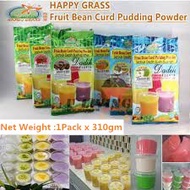 Happy Grass Fruit Bean Curd Pudding Powder / Happy Grass Serbuk Dadih / 310gm -Pack << Ready Stock>>