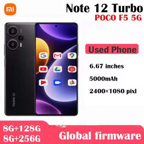 xiaomi Redmi Note 12 Turbo 5G smartphoe POCO F5 5G Snapdragon 7+ Gen 2 67W Charging 120Hz OLED Displ