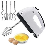 LookmeeShop เครื่องผสมอาหารเอนกประสงค์ ตีไข่ ตีแป้ง ทำขนมได้ง่ายมาก สามารถปรับได้ 7ระดับ เครื่องปั่นมือถือแบบพกพา พร้อมแท่งตี 2แบบ