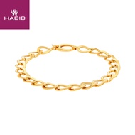 HABIB Oro Italia 916 Yellow Gold Bracelet GW42370323