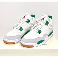 (※）Nike SB x Air Jordan 4 綠白 官網中籤貨 US 9.5 , 27.5 cm現貨