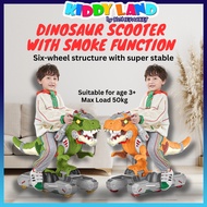 Dinosaur Scooter Kids Ride On Dinosaur Electric with Sounds Light Smoke Function Ride on Car Toddler