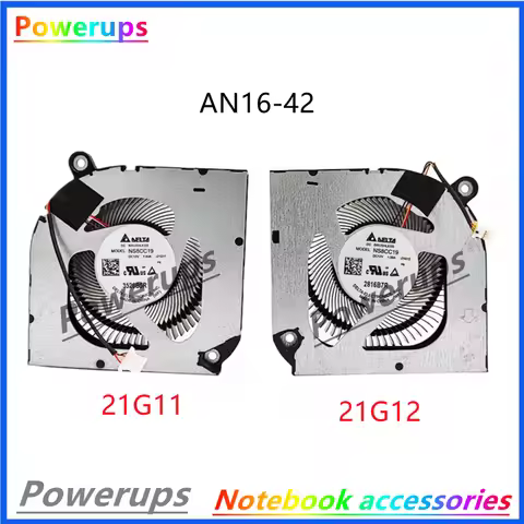 New Orignal Laptop/Notebook CPU/GPU Cooler Fan For Acer Nitro 6 AN16-42 AN16-42-R39G R2D5 NS8CC19 Me