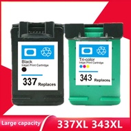 Compatible for HP 343 337 Ink Cartridge for HP337 343 for HP Photosmart 2575 8050 C4180 D5160 Deskje