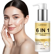 6-in-1 Multi-Action Lifting & Firming Cream Set – Collagen, Vitamin C, Retinol & Hyaluronic Acid – N