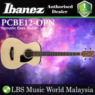 Ibanez PCBE12-OPN 4 String Grand Concert Acoustic Bass Guitar Open Pore Natural (PCBE12)