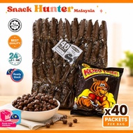 40 Packs Koko Tiger Chocolate Crackers / Crispy Chocolate Biscuit Snack / Koko Harimau / Koko Crunch