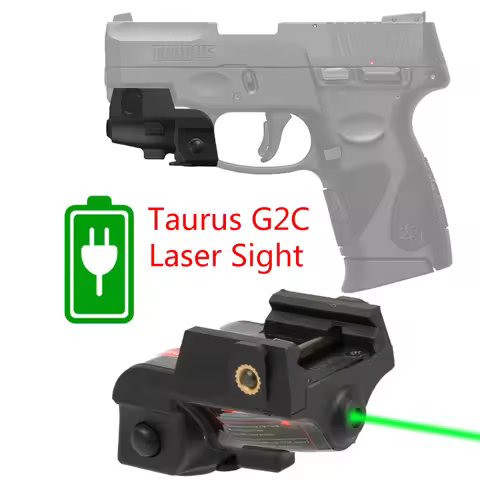 5mw Rechargeable G17 G19 Taurus G2C Pistol Gun Blue Green Red Dot Laser Sight Fit For Picatinny Rail