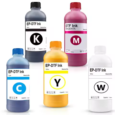 EP-DTF Ink 500ML Direct to Transfer Film Ink For Epson Print head i3200 XP600 TX800 L1800 1390 L805 