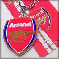 GANTUNGAN ARSENAL FOOTBALL CLUB LOGO RUBBER KEYCHAIN ARSENAL FOOTBALL CLUB LOGO KEYCHAIN