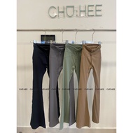 HEEJIN PANTS with hacked shape, trendy custom design CHUHEE