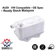 ENGINE OIL COOLER  FOR VW EOS GOLF GTI MK5 PASSAT B6 GOLF MK6 R SCIROCCO R AUDI TT MK2 A4 B7 A6 C6 0
