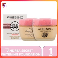 ♞FH Andrea Secret Sheep Placenta Whitening Foundation Cream 70g.