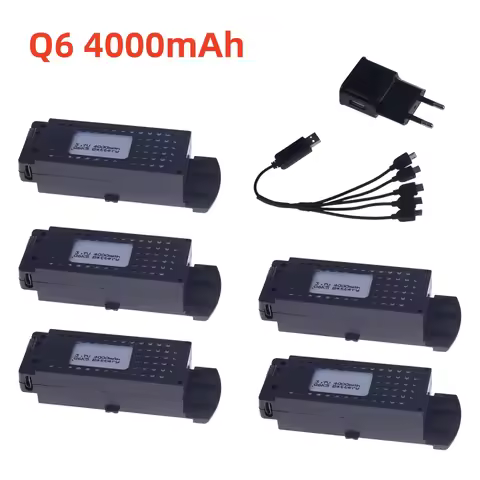 Original Q6 S6 G6 T6 K5 3.7V LIPO Battery 4000mah for Q6 S6 G6 T6 K5 8K RC Quadcopter Spare Parts Fo