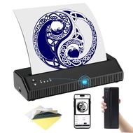 Portable Tattoo Stencil Printer - Bluetooth Printer Inkless Transfer Thermal Copier Machine, Compati