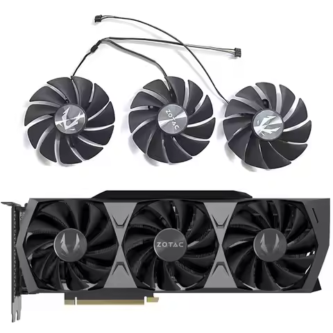 New GPU Fan 4PIN CF9015H12S GA92S2U DC 12V 0.46A for ZOTAC RTX 3090 3080 Trinity, RTX 3070 Graphics 
