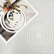 Cement Circle Plaster Wall Hanging Round Circle Mold Pendant Round Ring Silicone Mold Mold Decoratio