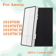 Replacement For Amways air purifier 101076CH 101076-M 101076TH 101078CH compatible Air Filter HEPA Filters + Carbon filter