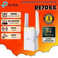 TP-Link RE705X AX3000 WiFi 6 Dual Band and Range Extender Repeater OneMesh Access Point WiFi Extende