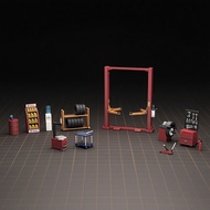 XCARTOYS | Microscopic Garage Accessories Set 1/64