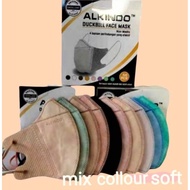 Hot Masker Duckbil Alkindo 4 Play Mix Warna Soft 50 Pcs Promo